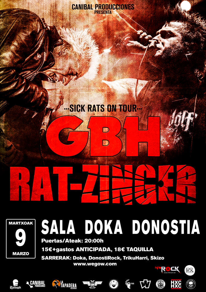 GBH. La leyenda Punk debuta en Donosti!!