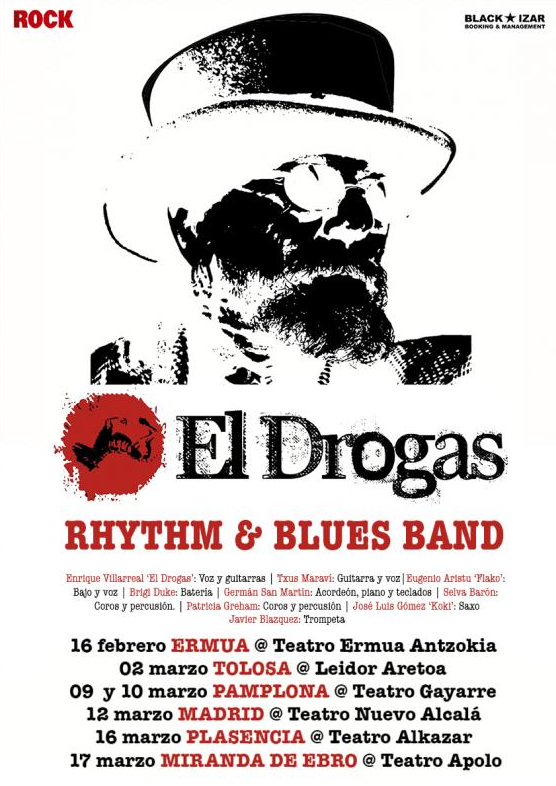 El Drogas presenta su gira de teatros y suma nuevas fechas para 2018