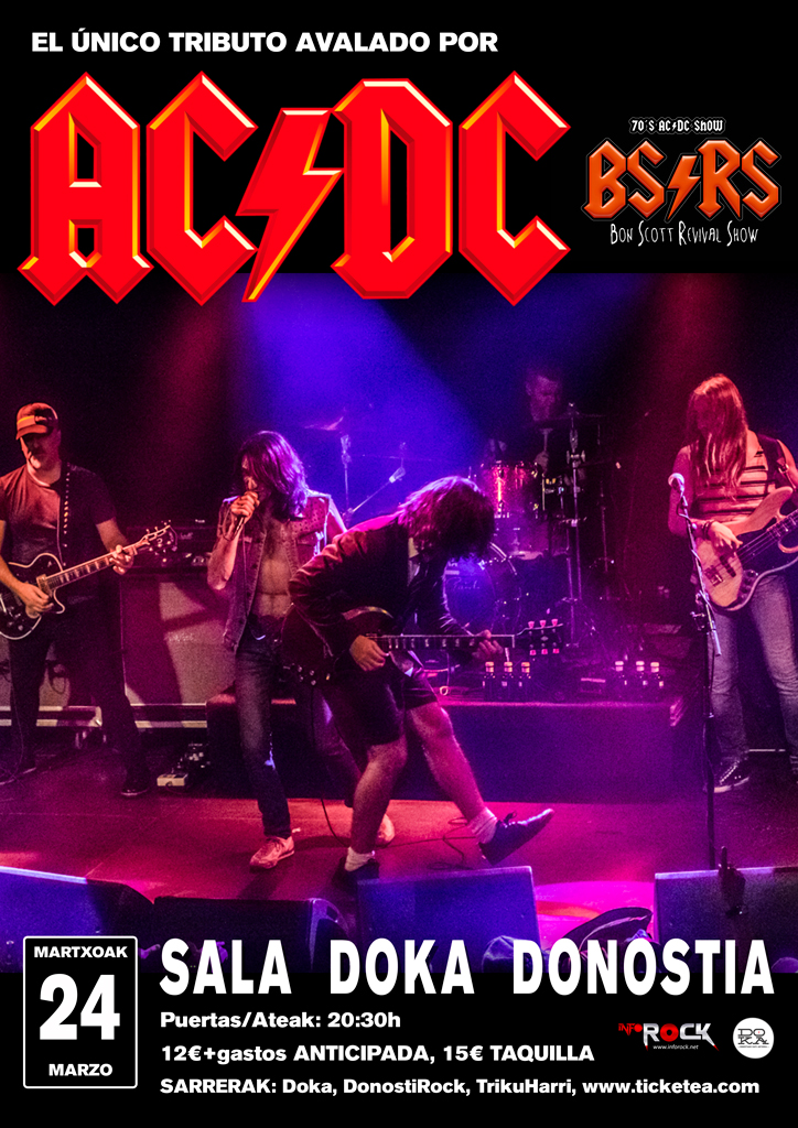BON SCOTT REVIVAL SHOW. 70´s AC/DC show.