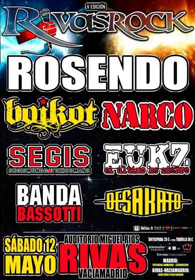 RIVASROCK 2018. Entradas y bus ya a la venta