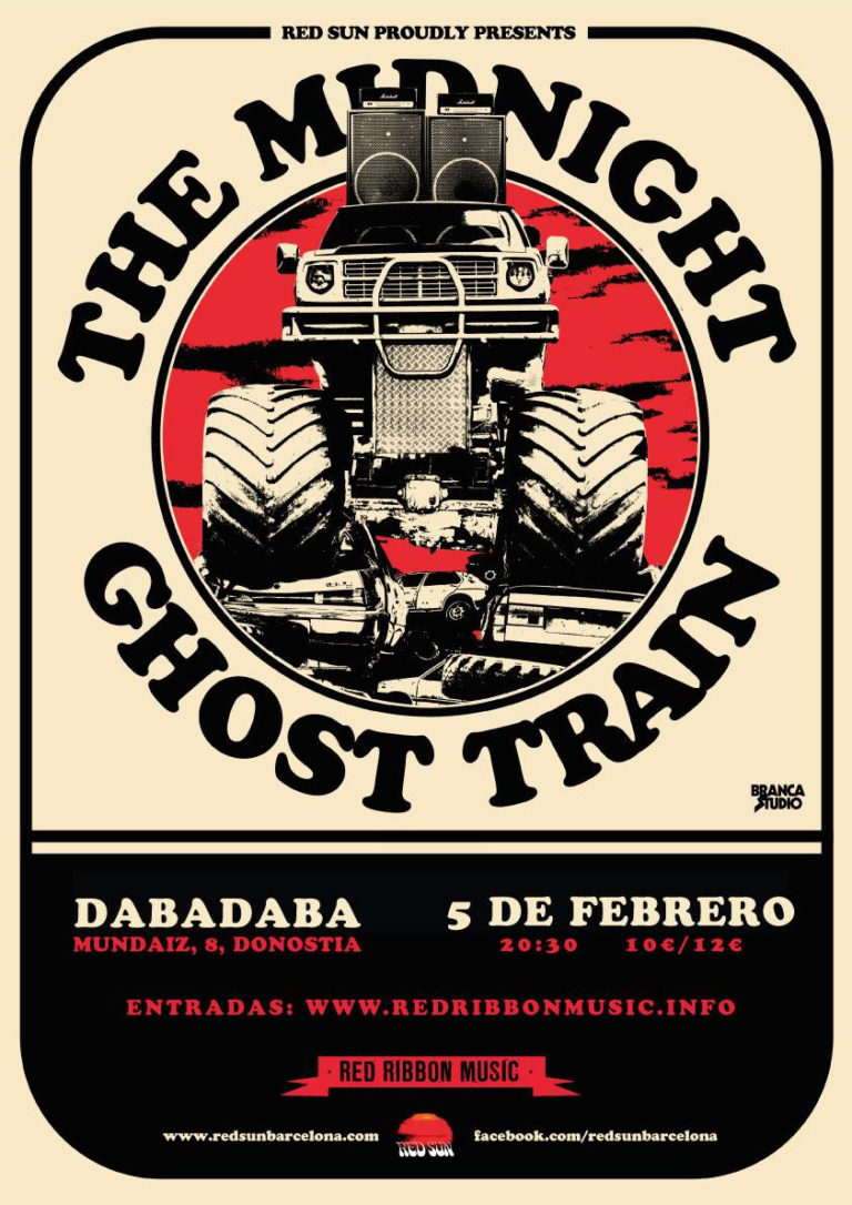 THE MIDNIGHT GHOST TRAIN en Donostia