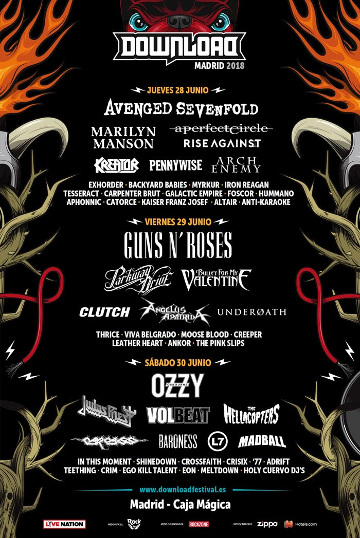 DOWNLOAD FESTIVAL MADRID cierra su cartel