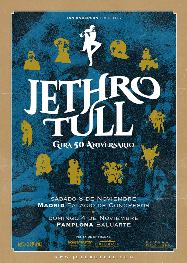 JETHRO TULL gira 50 aniversario en Noviembre