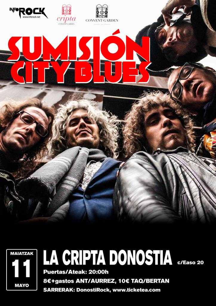 SUMISIÓN CITY BLUES. Concierto en La Cripta