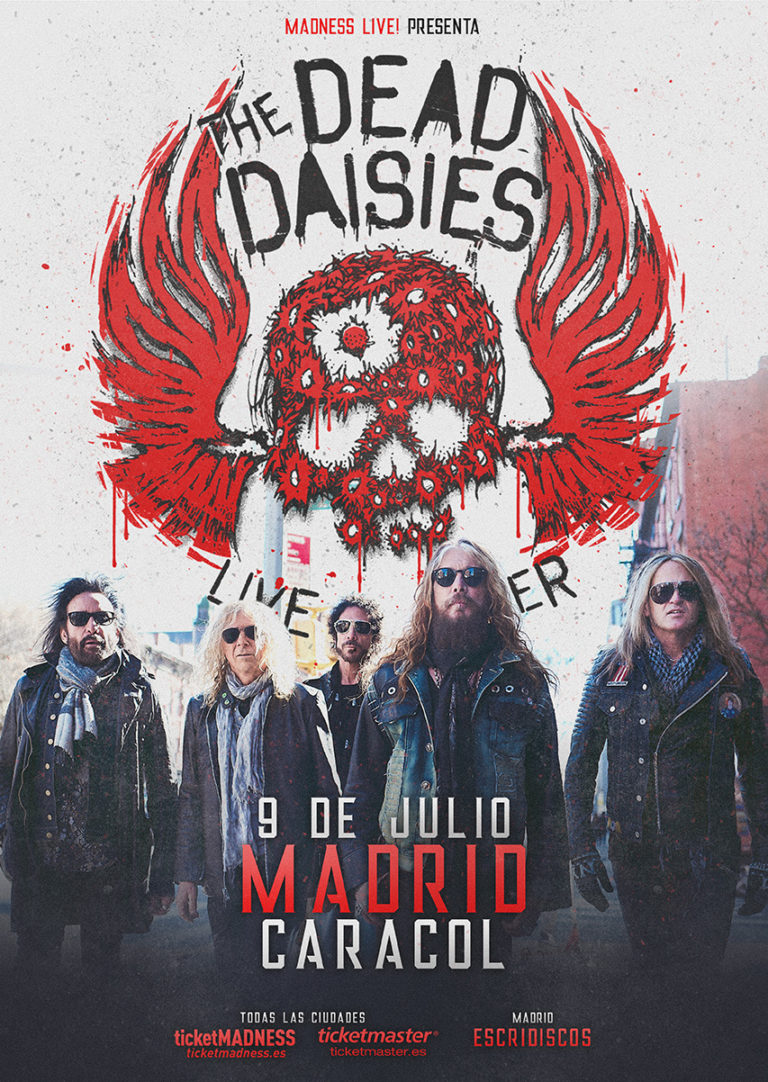 THE DEAD DAISIES concierto en Julio en Madrid