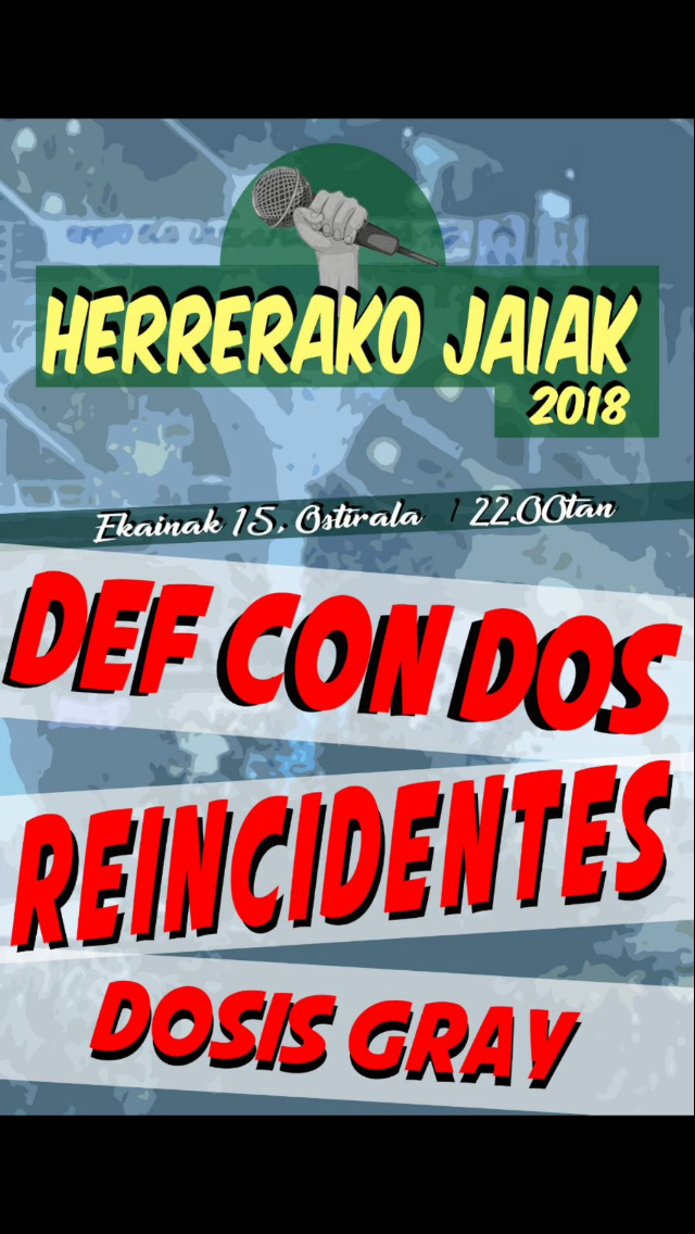 DEF CON DOS en fiestas de Herrera