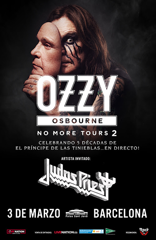 OZZY OSBOURNE tocará en Barcelona en Marzo de 2019