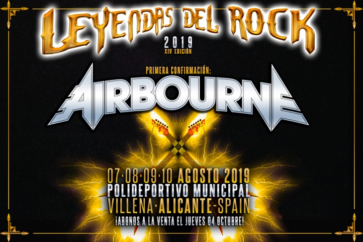 LEYENDAS DEL ROCK 2019 permanece en VILLENA