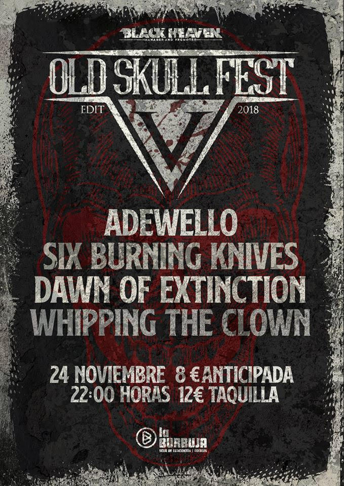 OLD SKULL FEST. Cambios de última hora