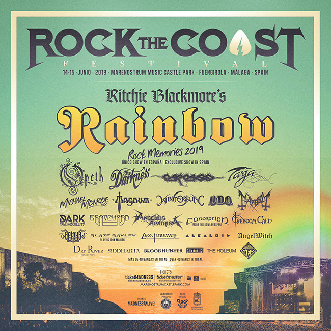 Rock The Coast Festival nuevas confirmaciones: Tarja, Mayhem, Conception, Angelus Apatrida…