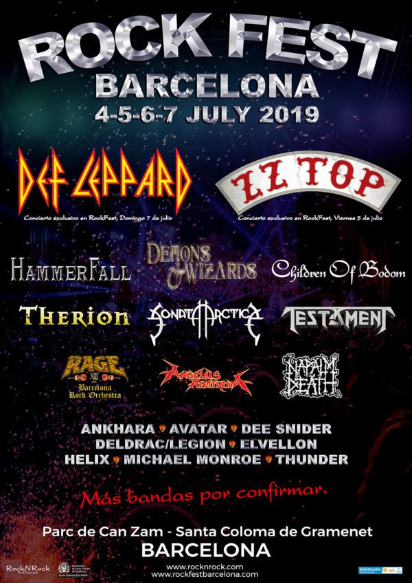 ROCK FEST BARCELONA 2019: NUEVAS CONFIRMACIONES