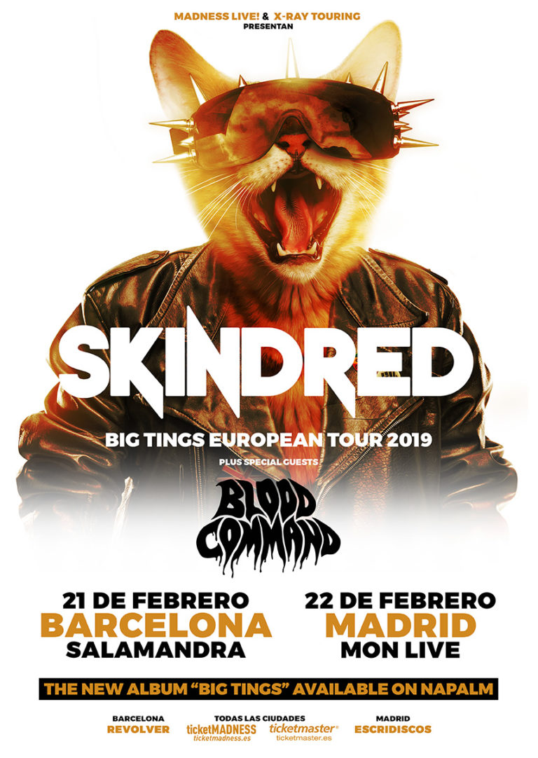 SKINDRED presentará su nuevo disco en BARCELONA y MADRID