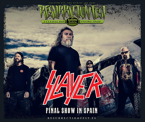 SLAYER DARÁ SU ÚLTIMO CONCIERTO EN ESPAÑA EN EL RESURRECTION FEST ESTRELLA GALICIA 2019