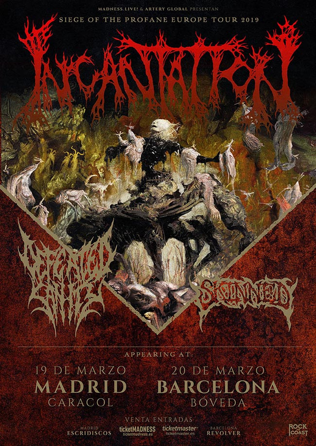 LOS PIONEROS DEL DEATH METAL INCANTATION REGRESAN CON “PROFANE NEXUS”