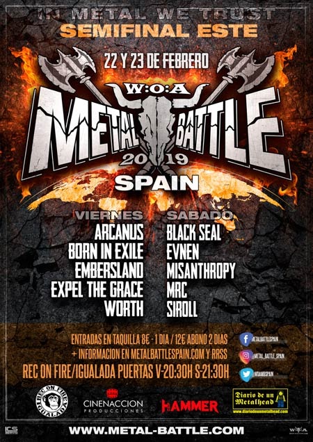 W:O:A METAL BATTLE: ¡A por la Semifinal Este!