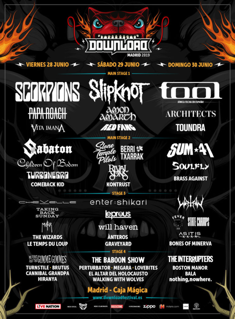 Download Festival Madrid cierra su cartel