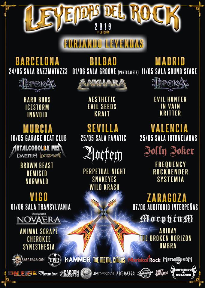 LEYENDAS DEL ROCK 2019. Semifinales FORJANDO LEYENDAS