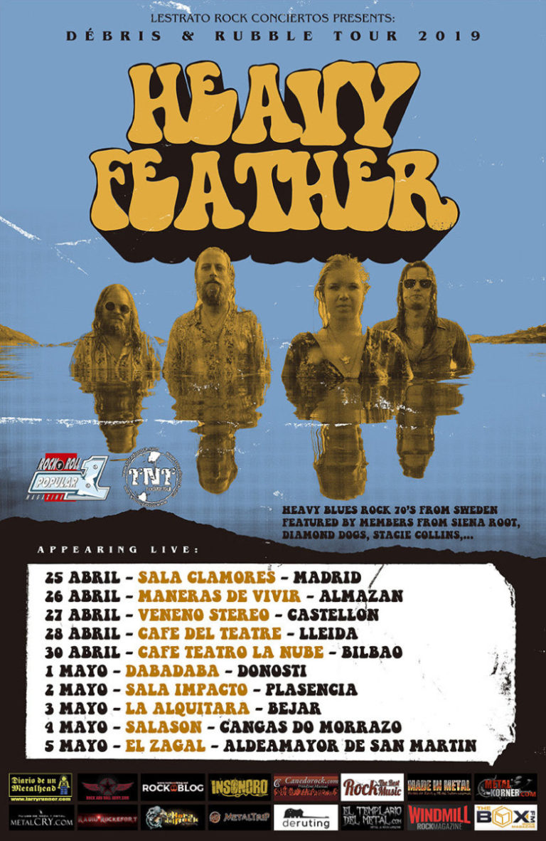 HEAVY FEATHER tocarán en Donostia el 1 de Mayo