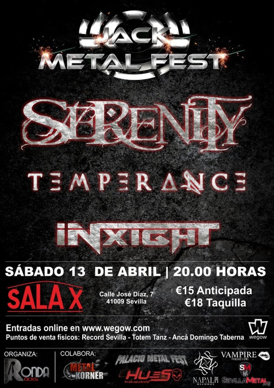 El 13 de abril se celebra la segunda edición del «Jack Metal Fest»