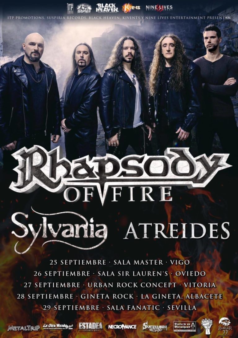 RHAPSODY OF FIRE presentarán su disco en Septiembre