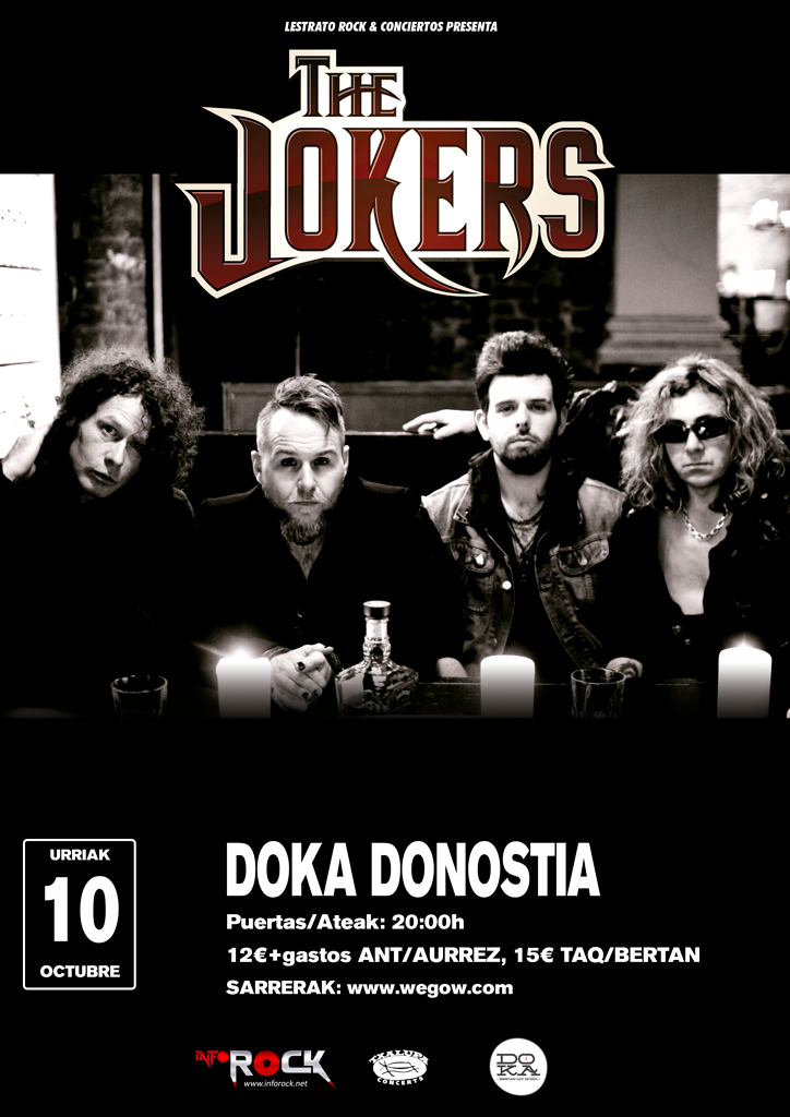 THE JOKERS. Hard Rock ochentero desde UK!