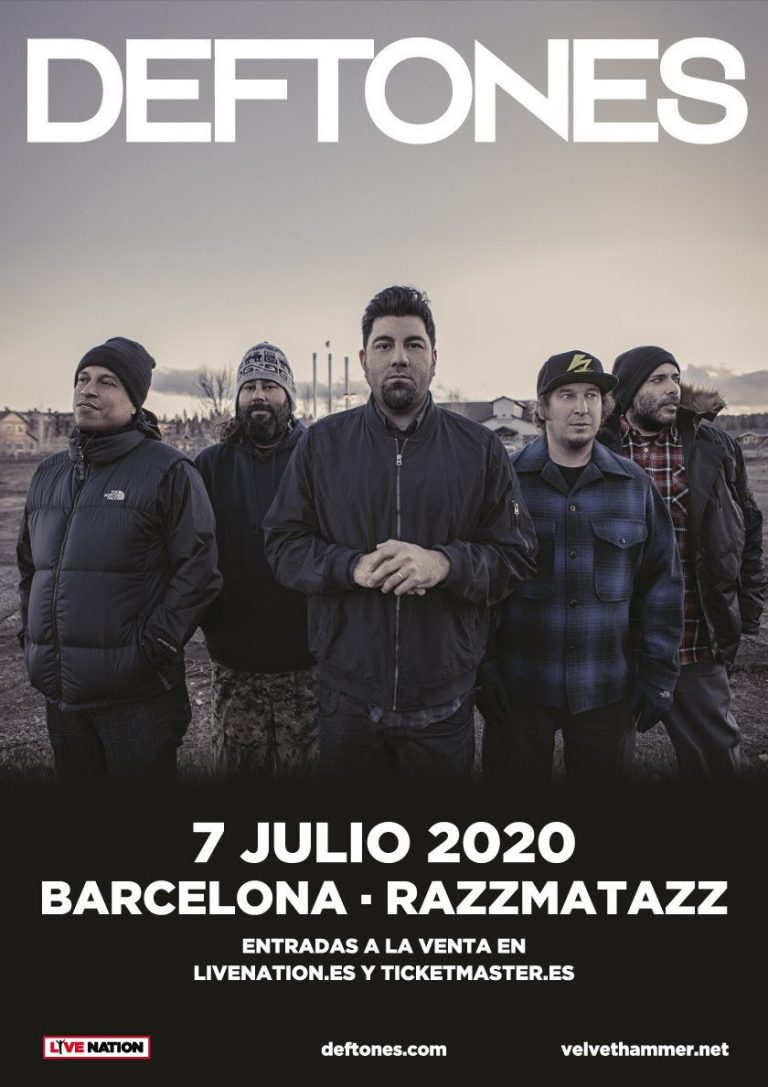 DEFTONES tocarán en Barcelona el 7 de Julio