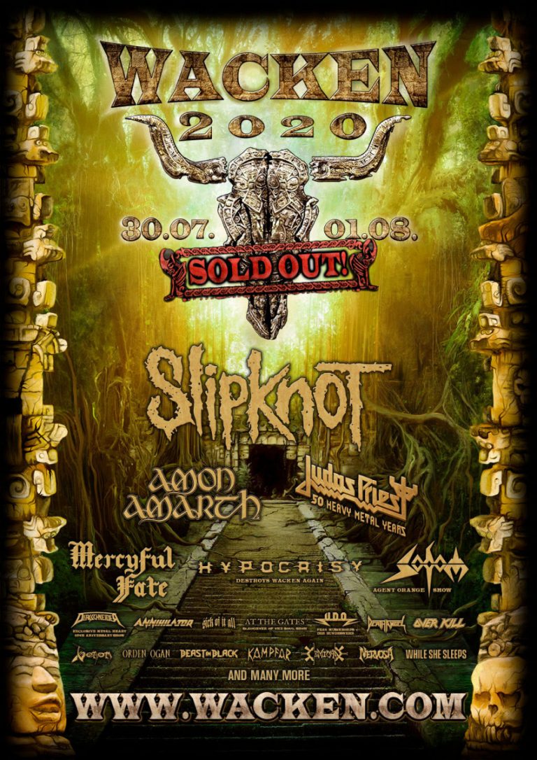 WACKEN 2020. Se confirma Slipknot como cabeza de cartel