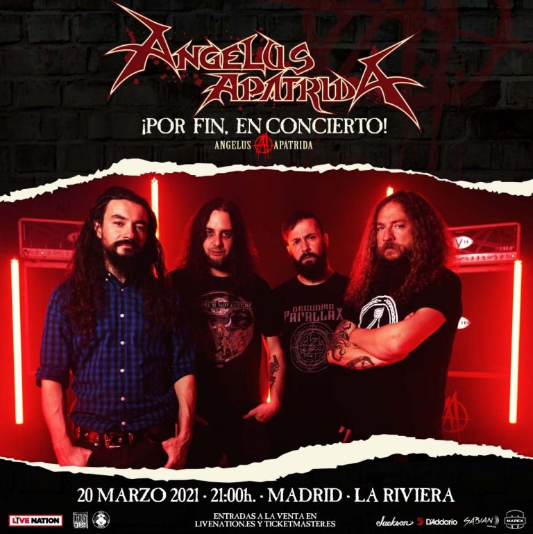 Angelus Apatrida presentara su nuevo disco el 20 de marzo en Madrid