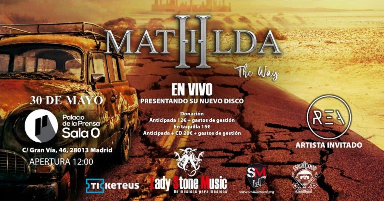 MATHILDA presenta su último disco en Madrid en Mayo