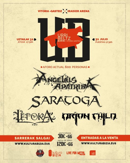 URRIBELTZ METAL FEST. Nuevo festival en Vitoria-Gasteiz