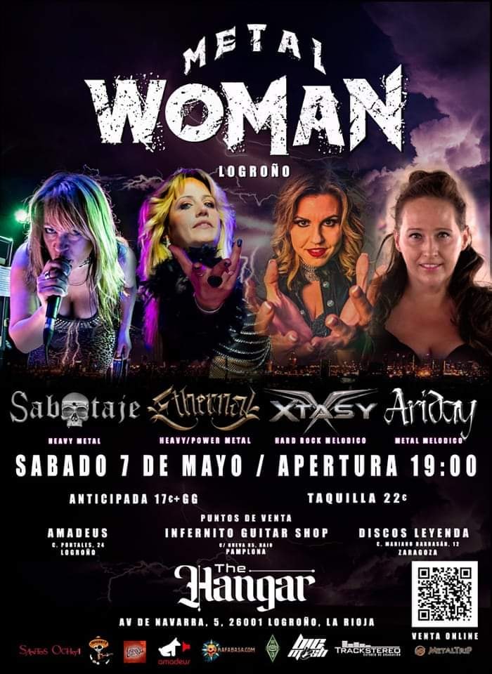 XTASY continúan su gira en el Festival WOMAN METAL FEST y añaden nuevas fechas a su gira