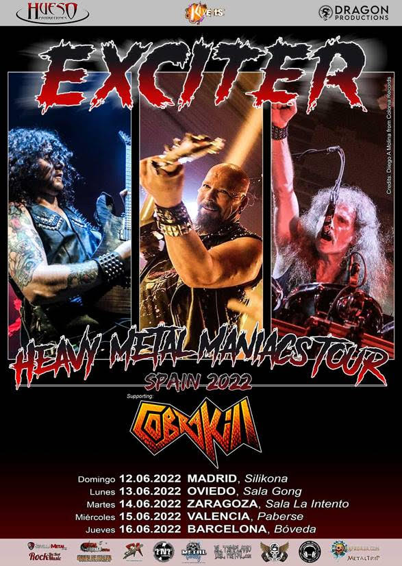 EXCITER vendrán de gira en Junio