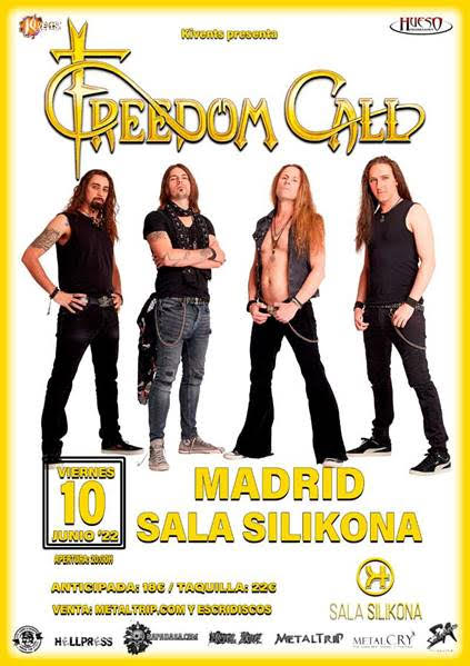 Freedom Call presenta su nuevo disco “Metal” en Madrid