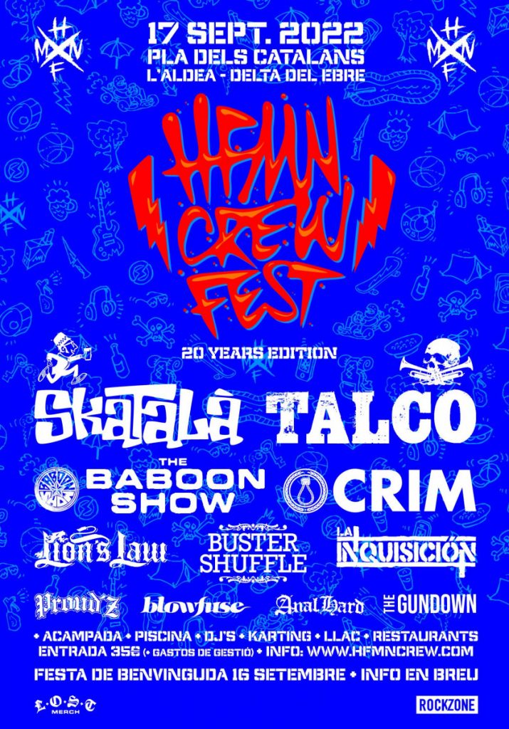 HFMN CREW FEST festival en Cataluña para conmemorar los 20 años de la