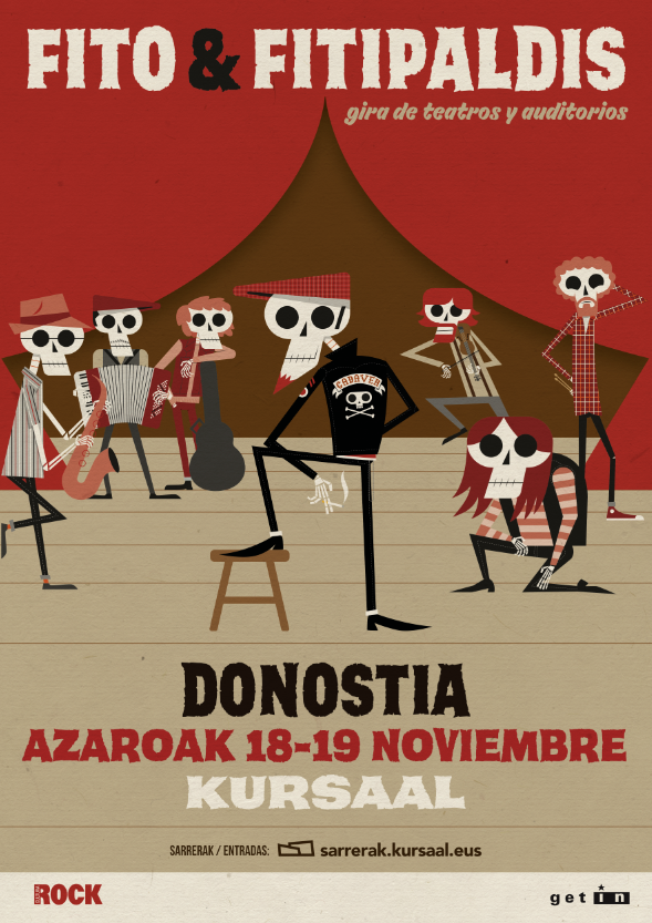 FITO & FITIPALDIS tocará en Donostia el 18 y 19 de Noviembre
