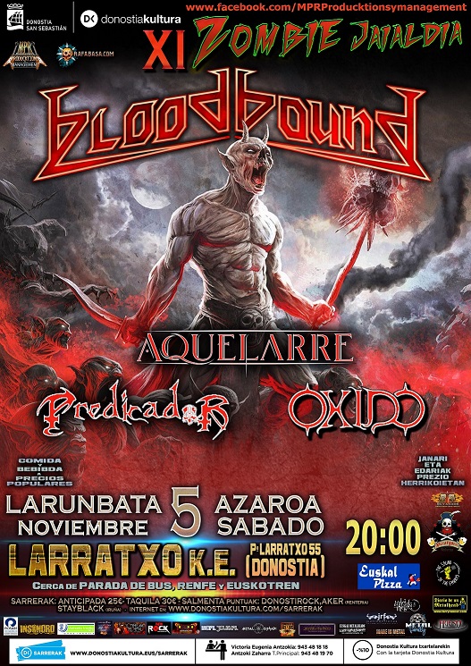 XI ZOMBIE JAIALDIA de vuelta con BloodBound