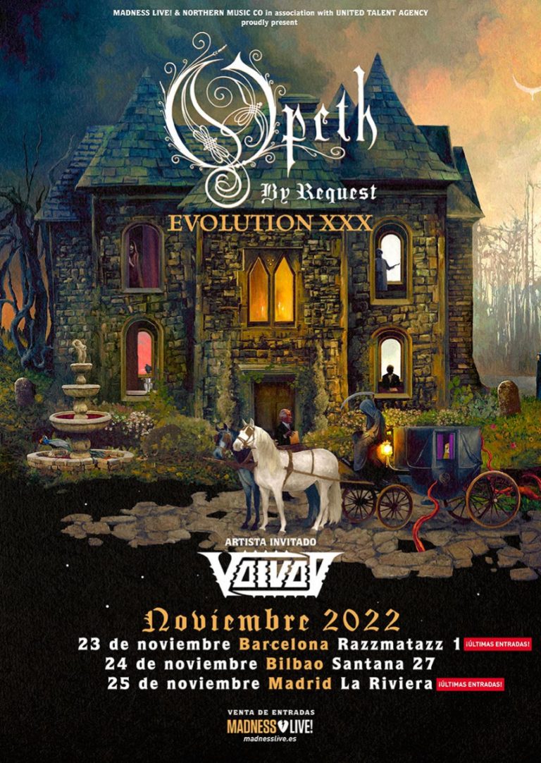 Opeth nos visitan las semana que viene