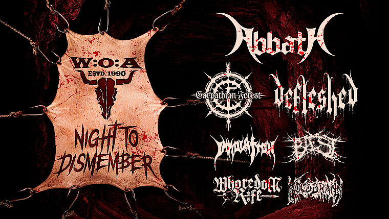 WACKEN 2023. Anuncio de bandas para el NIGHT TO DISMEMBER