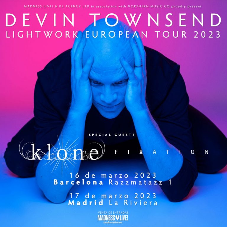 Horarios de los conciertos de Devin Townsend