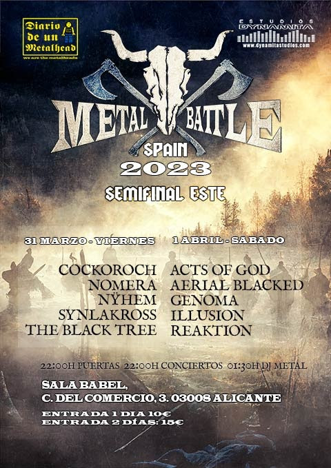 Segunda semifinal de la WOA Metal Battle 2023