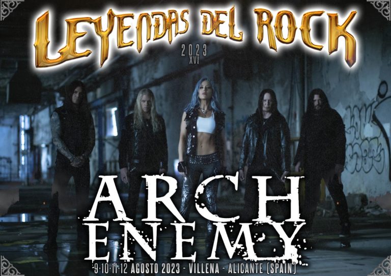 LEYENDAS DEL ROCK 2023. Arch Enemy estarán en el festival