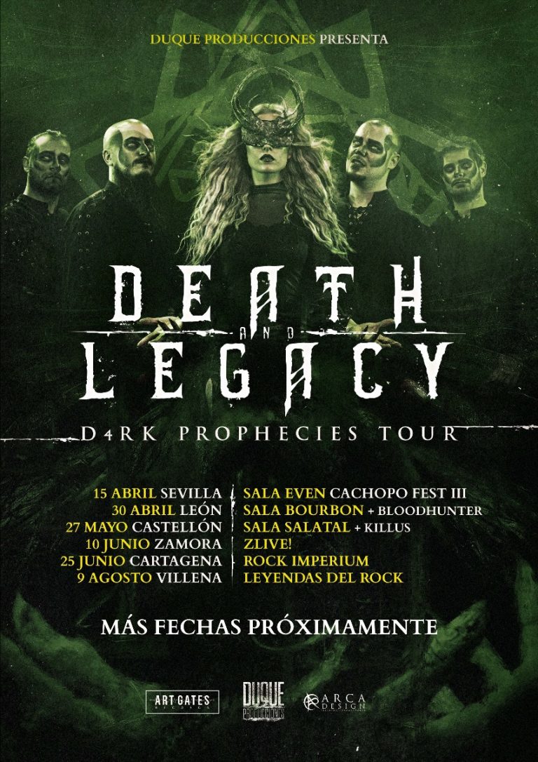 Death & Legacy comienzan su gira este fin de semana