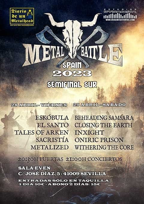 Cambios en la semifinal de la Metal Battle Spain SUR