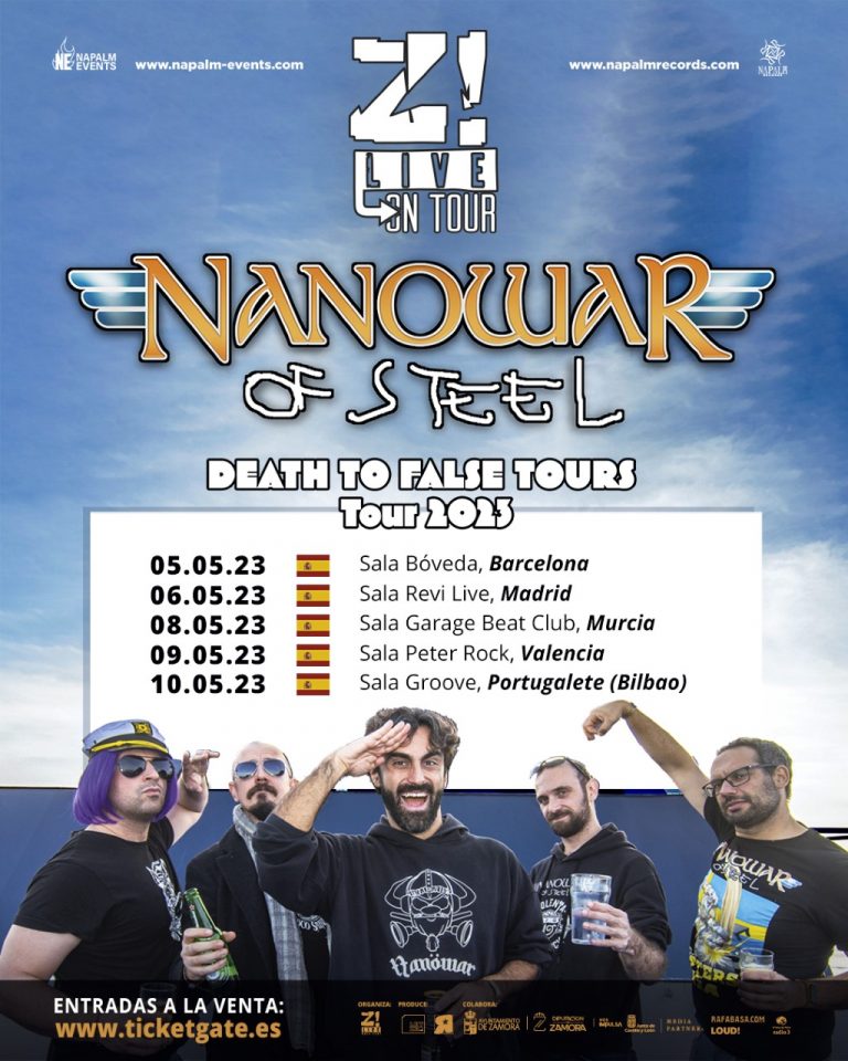 NANOWAR OF STEEL nos visitan la semana que viene