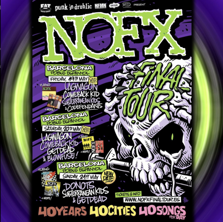 NOFX inicia hoy su FINAL TOUR en Barcelona