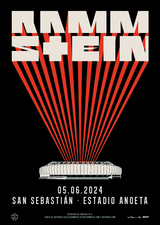 RAMMSTEIN vuelven el verano de 2024 al país con parada en Donostia