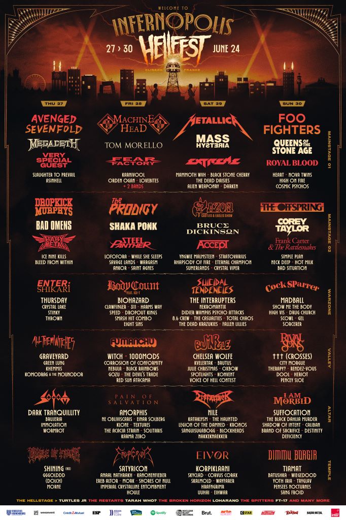 HELLFEST anuncia su cartel para 2024