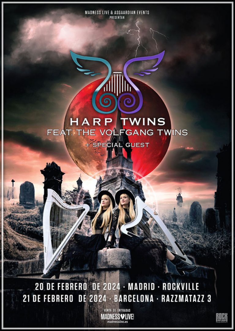 Las gemelas Harp Twins estarán de gira la semana que viene en el país