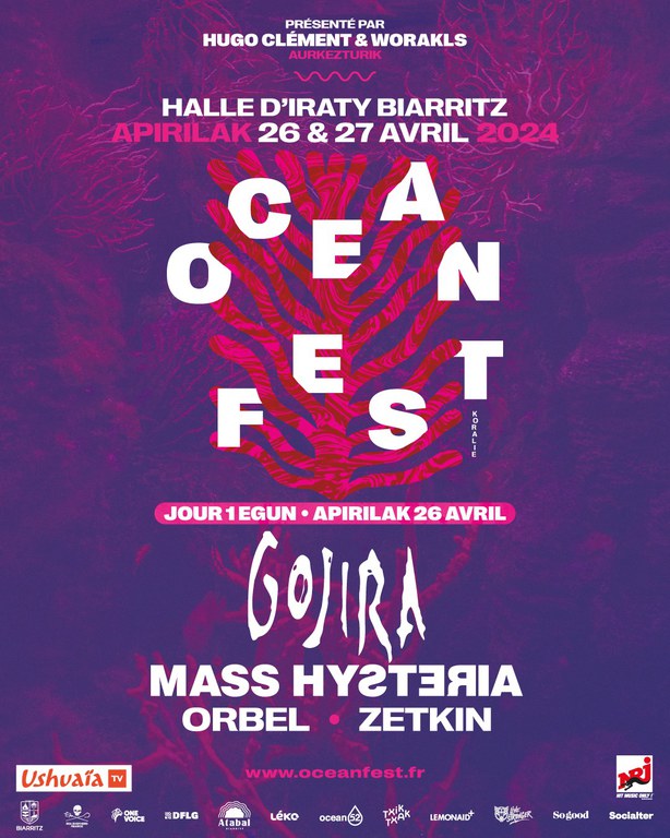 Gojira y Mass Hysteria en el Ocean Fest de Biarritz